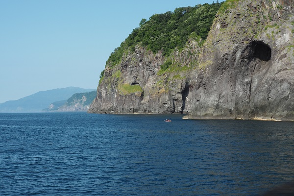 知床半島の海岸の写真