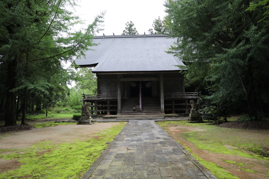 遊佐町鳥海山大物忌神社蕨岡口の宮の写真