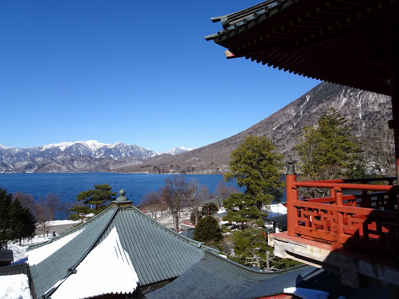 日光山中禅寺立木観音の写真