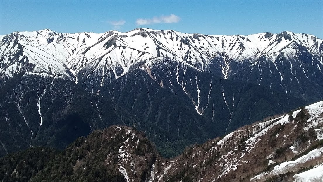 野口五郎岳の写真