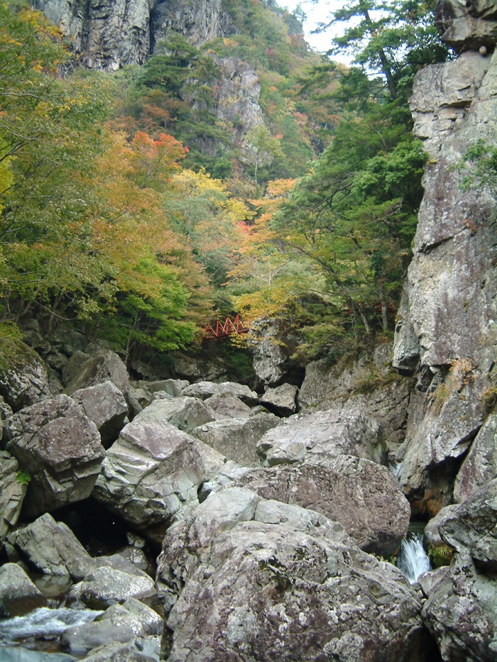 裏匹見峡の写真