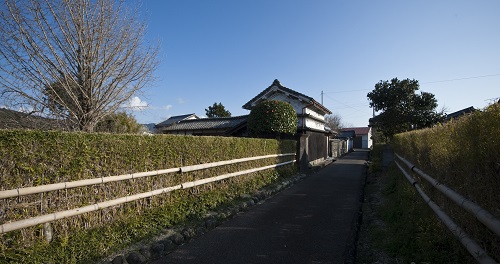 安芸市土居廓中の町並みの写真