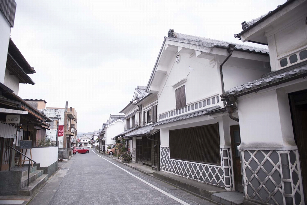 筑後吉井の町並みの写真