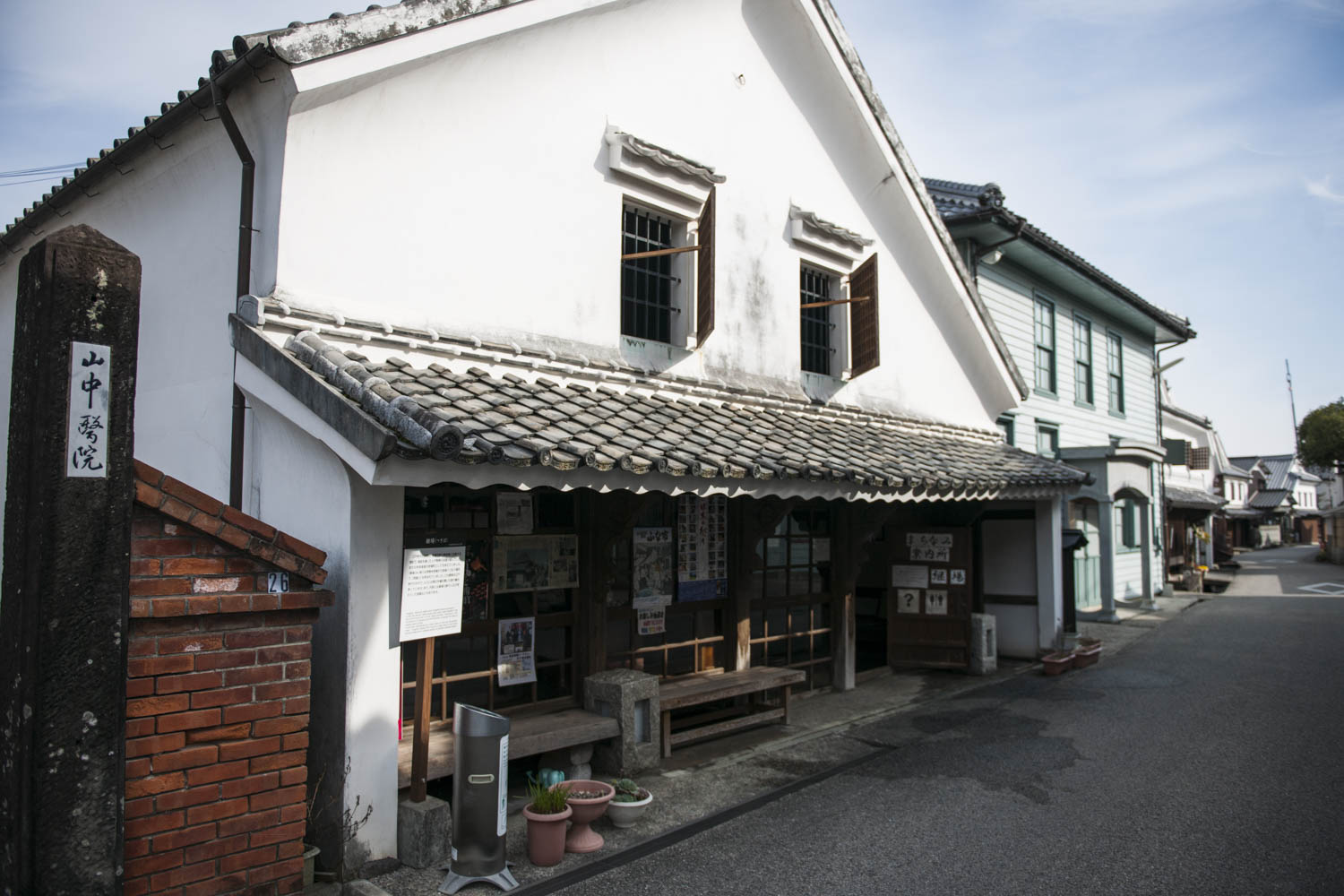 浜中町八本木宿の町並みの写真