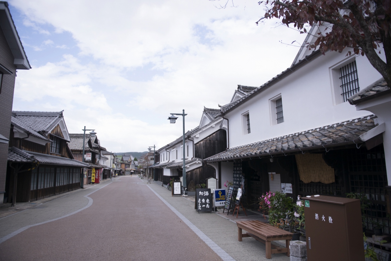 塩田津の町並みの写真