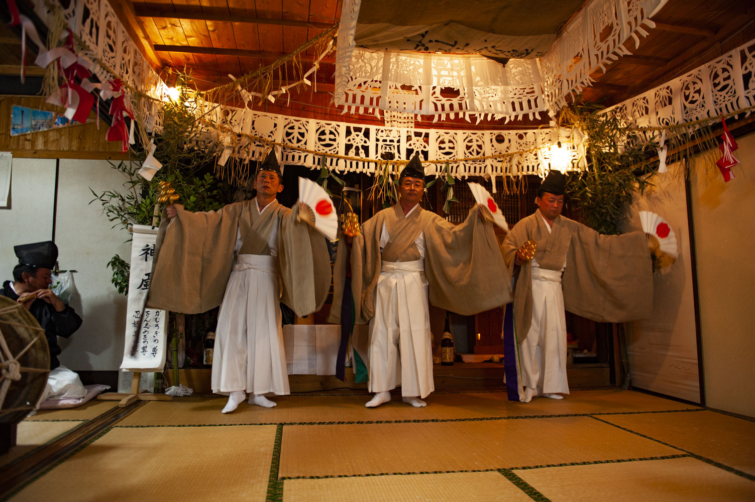 高千穂の夜神楽の写真